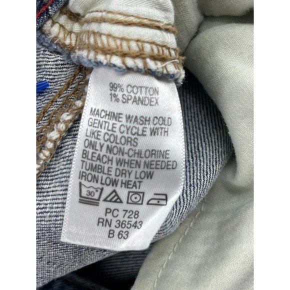 Izod Jeans Modern Fit Boot Cut Hi-Rise Size 12 Women's Denim Flap Pockets - Picture 6 of 11